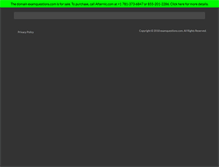 Tablet Screenshot of examquestions.com